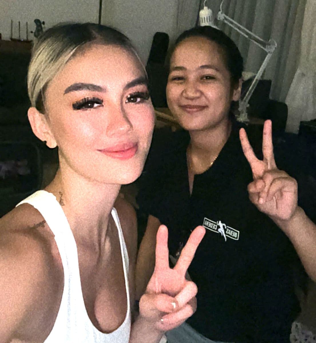 Foto sesi dengan Agnez Monica